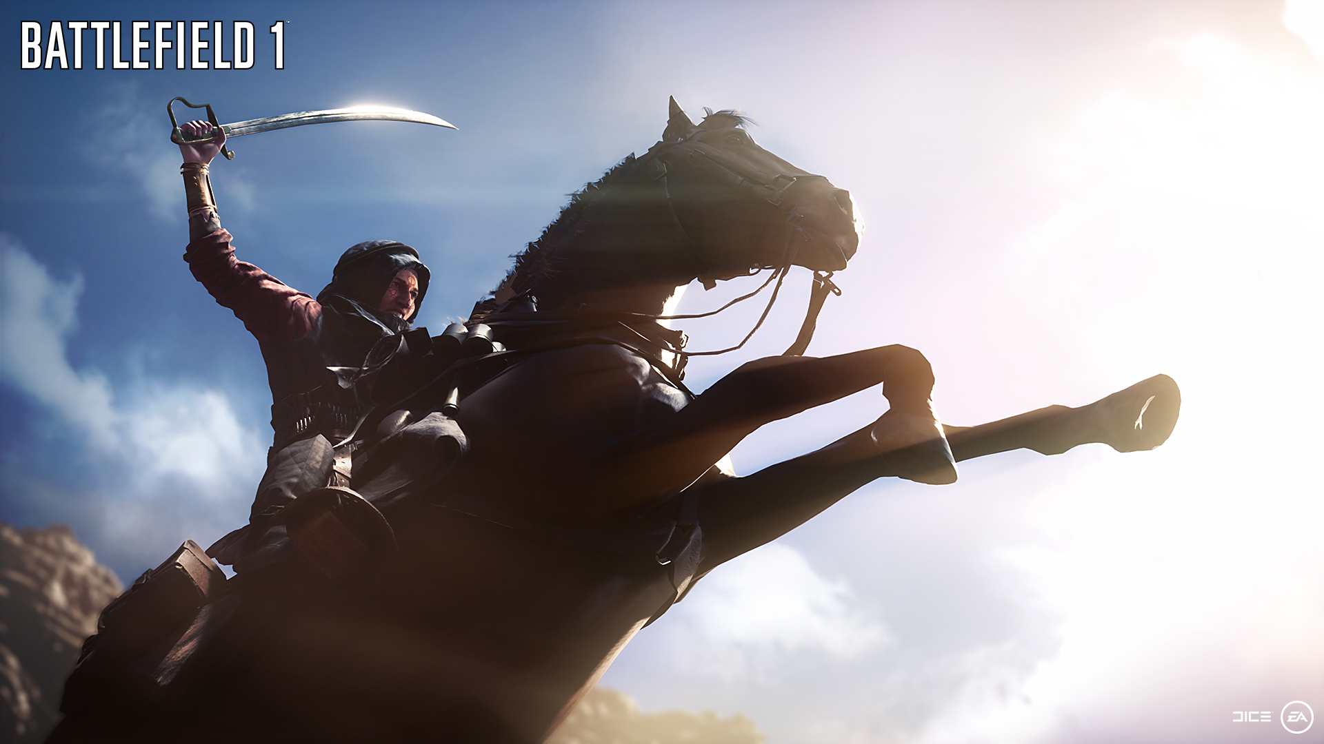 Battlefield 1 - arabischer Reiter mit Säbel