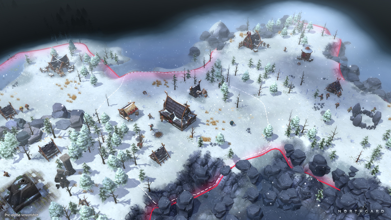 Northgard – Ein Dorf im kalten Winter
