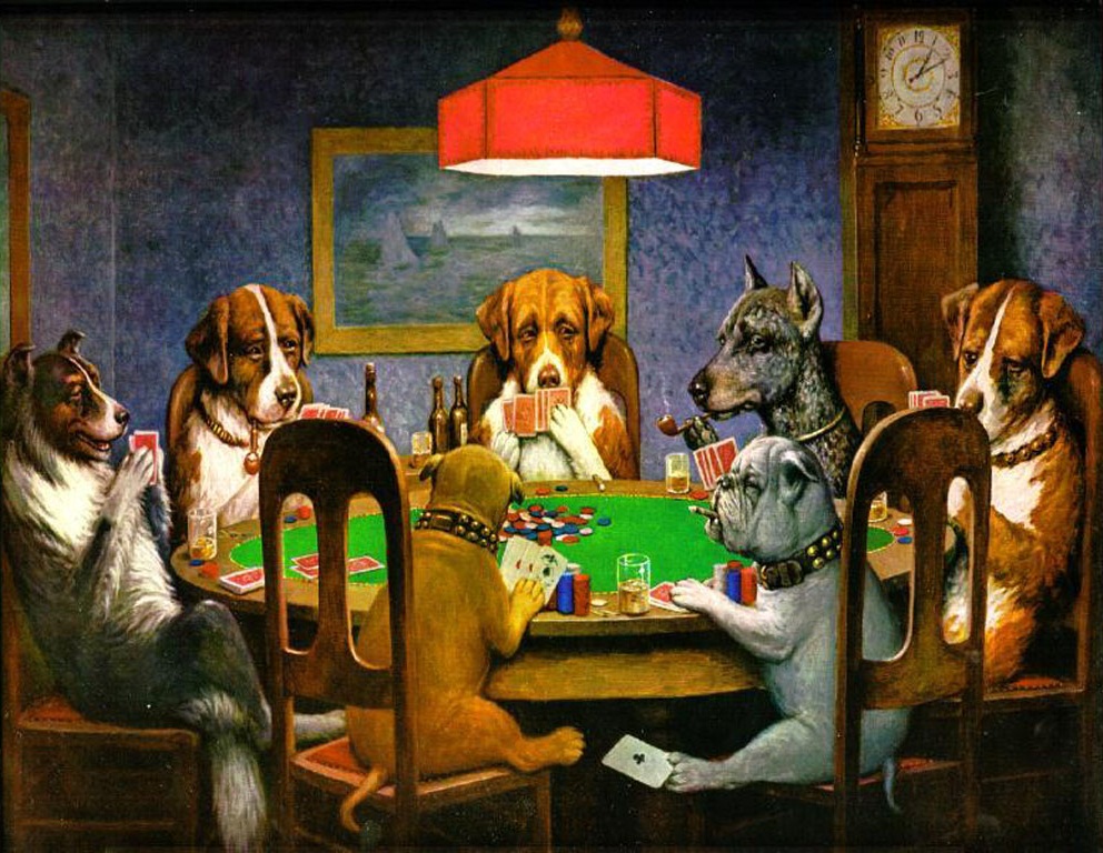 poker-dogs-playing