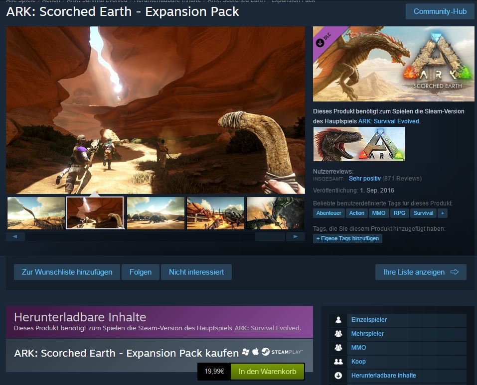 ARK - Scorched Earth - DLC