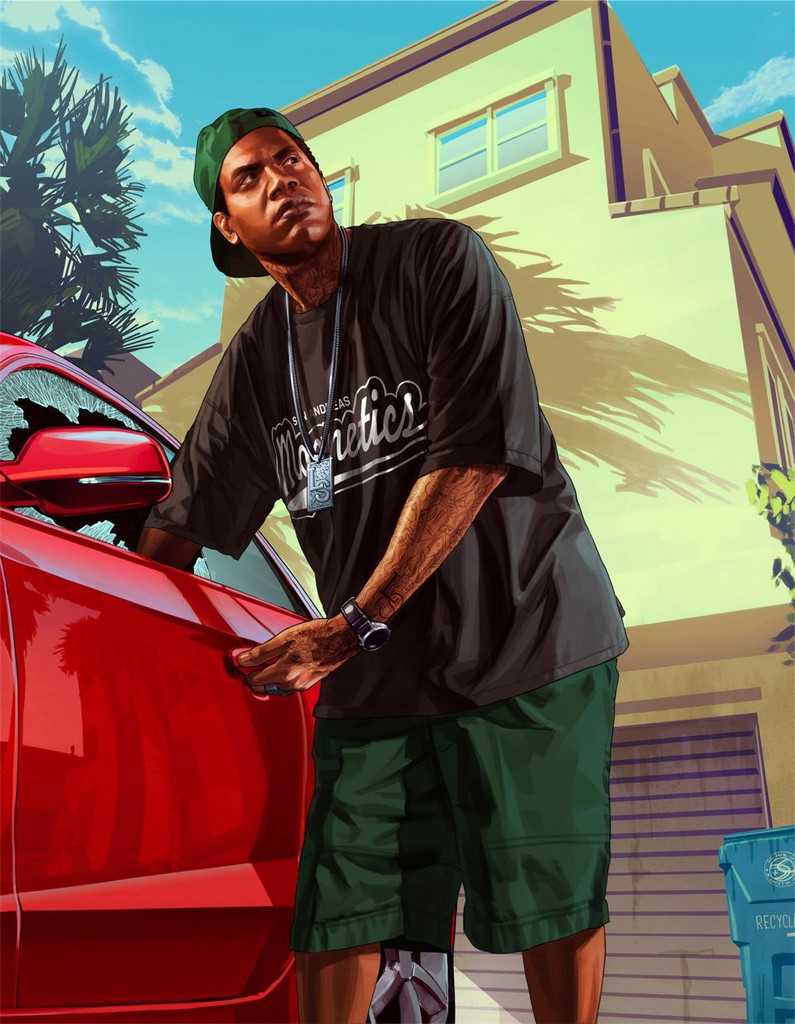 Grand Theft Auto V Artwork 001 Lamar