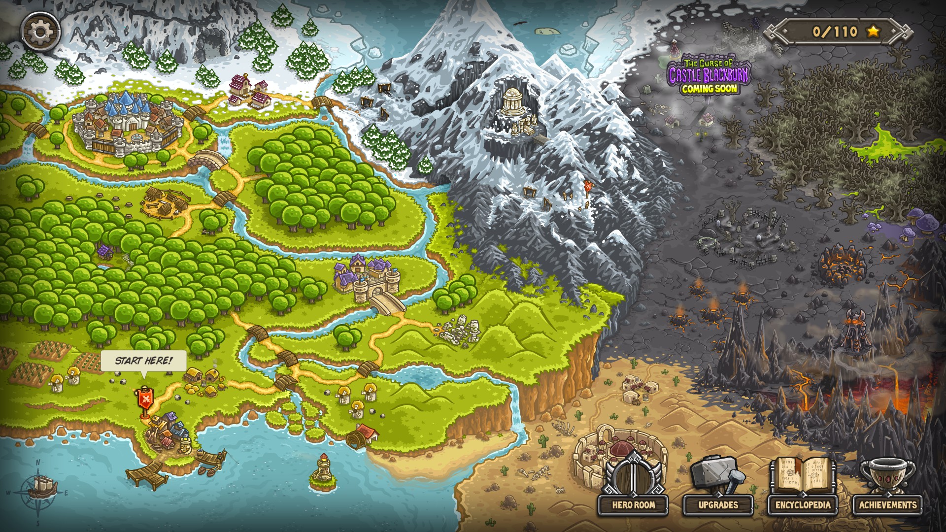 Kingdom Rush Map