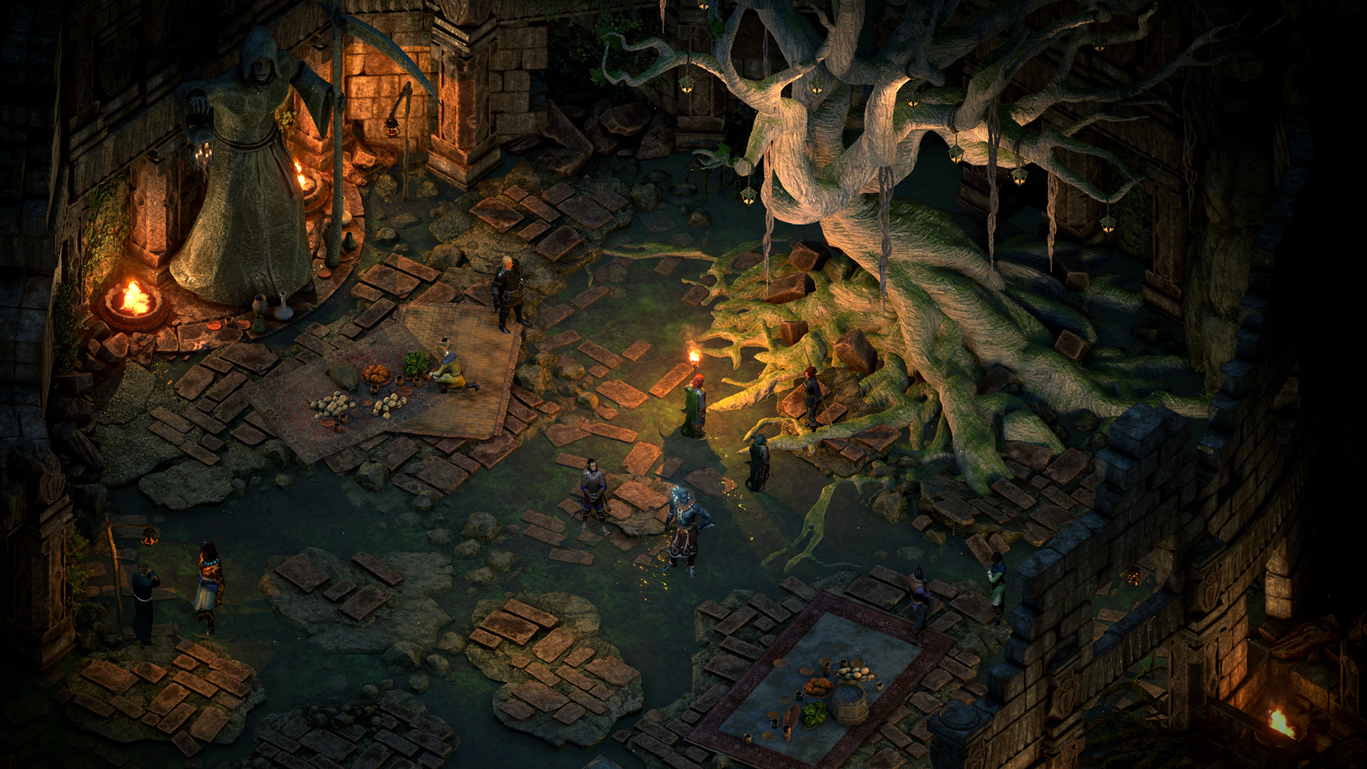 Pillars of Eternity II - Deadfire - ein fremder Ort mit einem mächtigen alten Baum