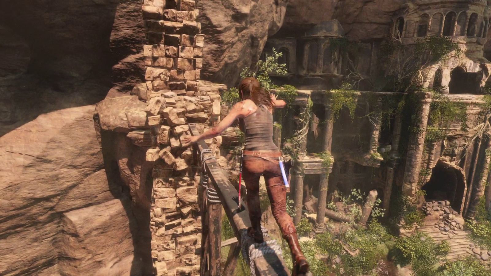 Rise of the Tomb Raider - Klettern ingame