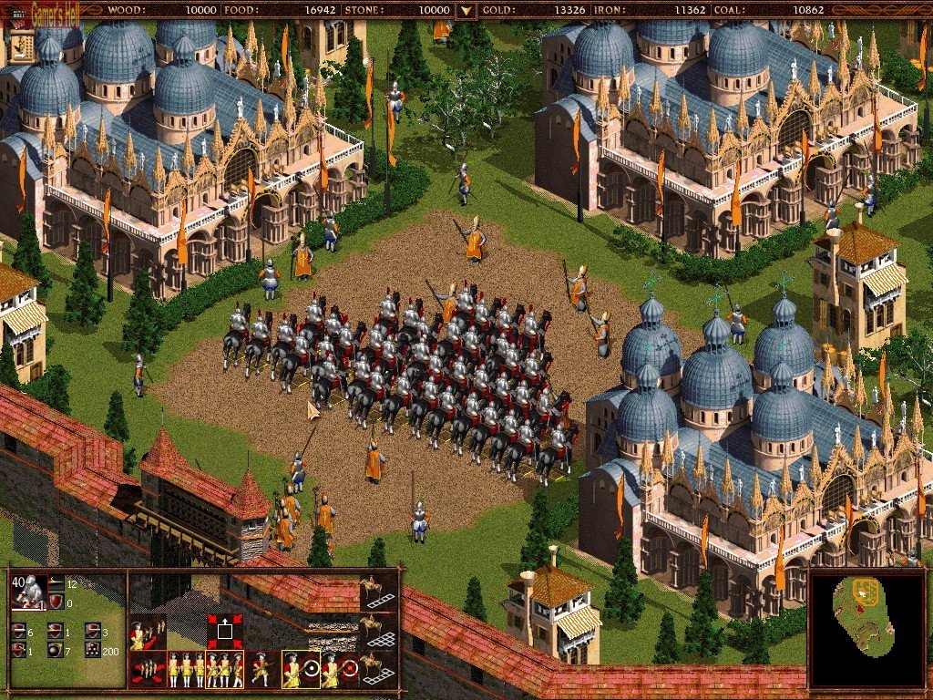 Old But Gold Games - Cossacks - Ritter in einer Burg